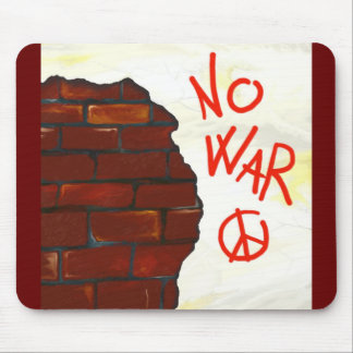 No war, mural painting. Digital illustration Mouse Pad