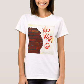 No war, mural painting. Digital illustration T-Shirt