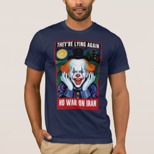 No War On Iran Anti War Tee