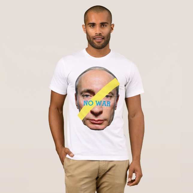 NO WAR PUTIN T-Shirt (Front Full)