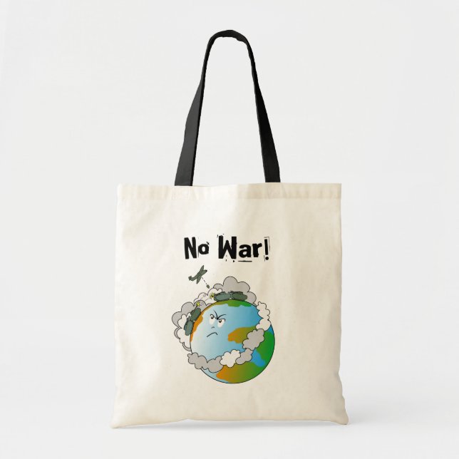 No war! tote bag (Front)