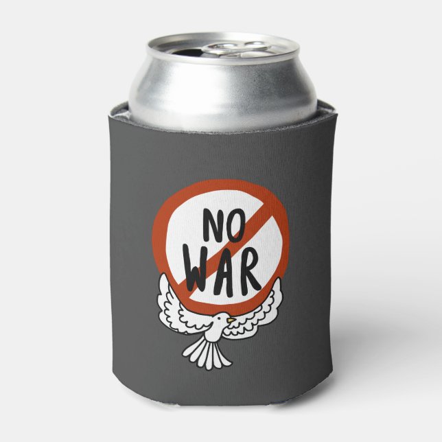 No War With Dove Can Cooler (Can Front)