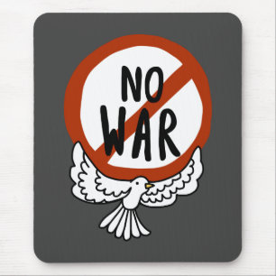 No War With Dove Mouse Pad