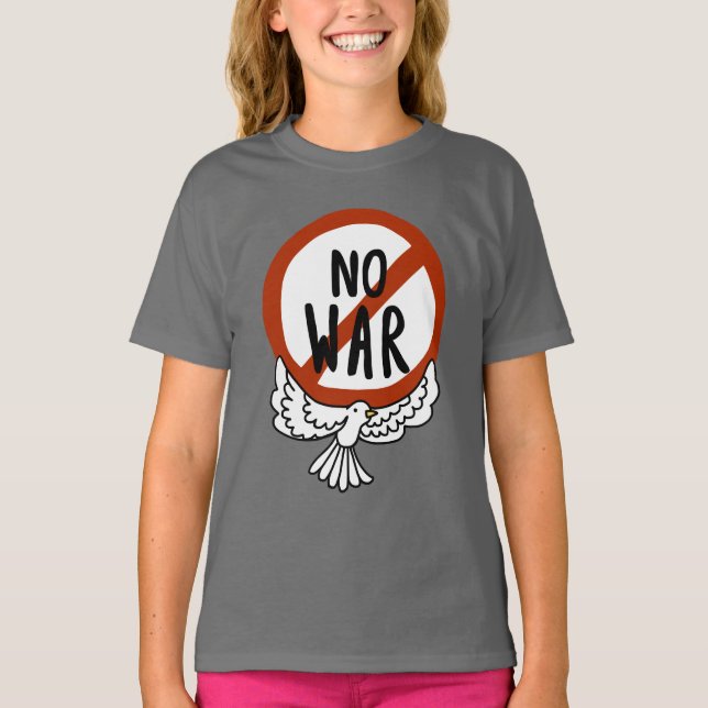 No War With Dove T-Shirt (Front)