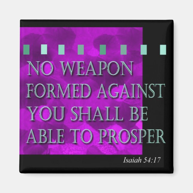 No Weapon Magnet (Front)