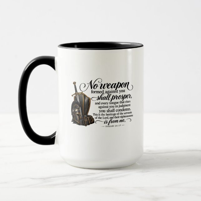 No weapon mug (Left)
