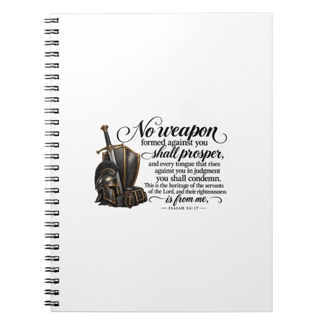 No weapon notebook (Front)