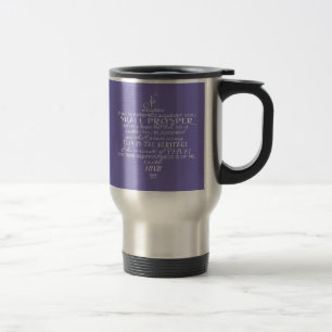No Weapon Star of David (Custom Colour) Travel Mug