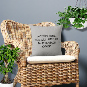 No WIFI Here Cushion