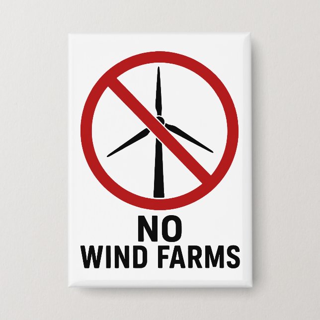 No Wind Farms - No Wind Turbines (Front)