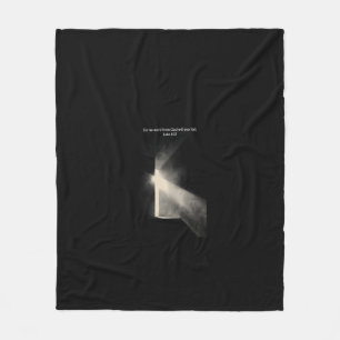 No Word From God Fails - Luke 1:37 Fleece Blanket