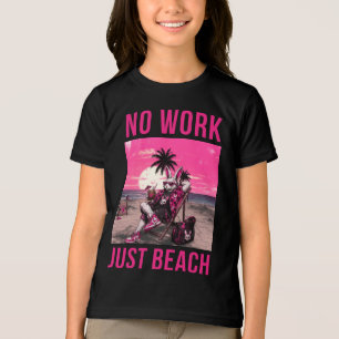No Work Just Beach Tri-Blend Shirt
