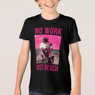 No Work Just Beach Tri-Blend Shirt