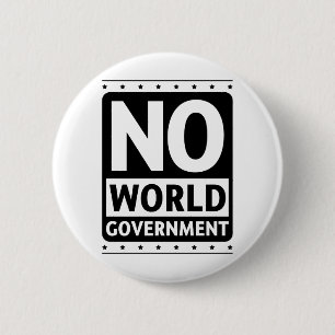 No World Government #1 6 Cm Round Badge
