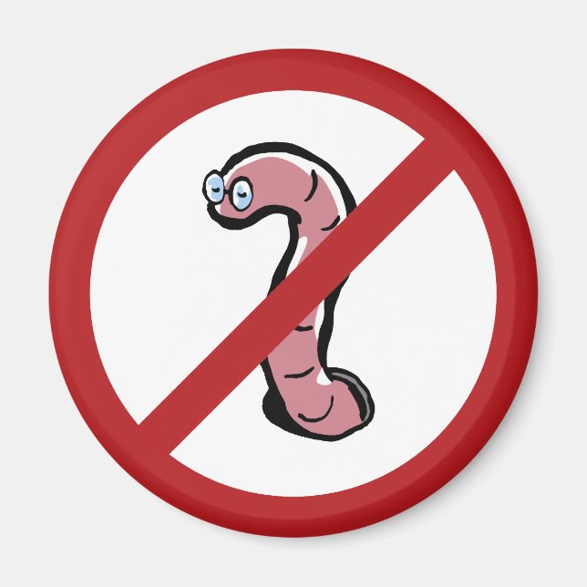 no worm hole magnet (Front)