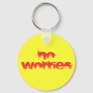 No Worries Key Ring