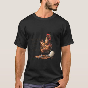 No Yolk Chicken's Got Talent Funny Hen Egg Farm Pu T-Shirt