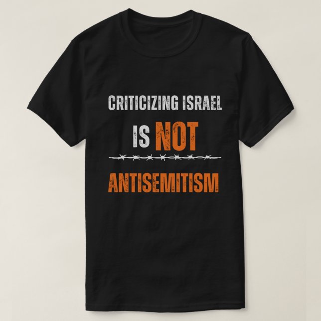 No Zionist blk Mens T-Shirt (Design Front)