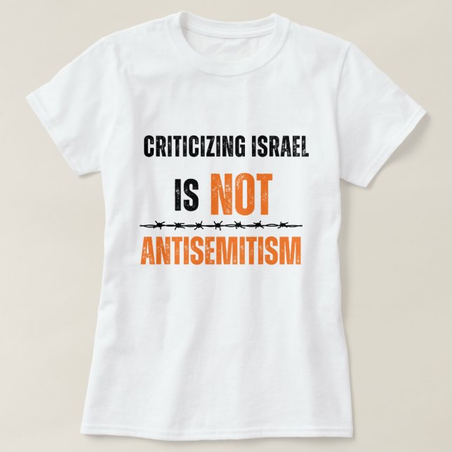 No Zionist drk Womens T-Shirt (Design Front)