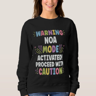 NOA Personalised Name Funny Cute Custom NOA Name Sweatshirt