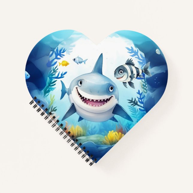 Noa the Shark and Casper, Her Best Fish Friend Notebook (Front)