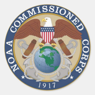 NOAA Commissioned Corps Classic Round Sticker