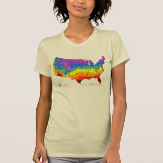 NOAA Mean Daily Average Temperatures T-Shirt