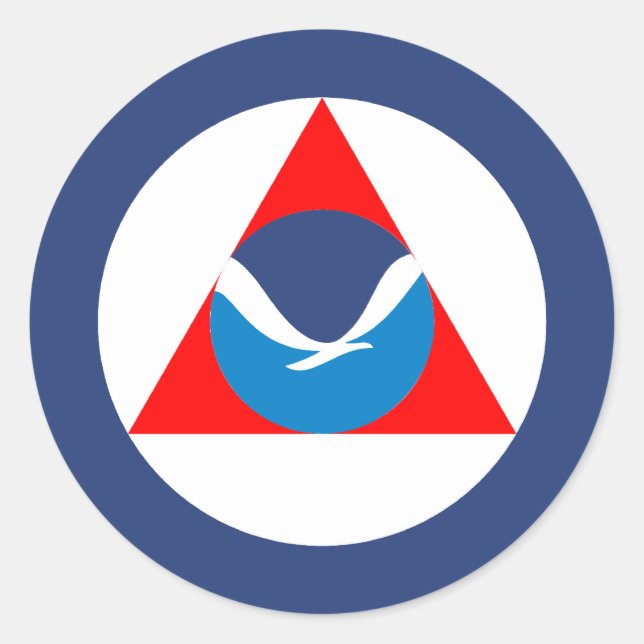 Noaa, United States Classic Round Sticker (Front)
