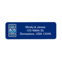 NOAA Wedding Address Label