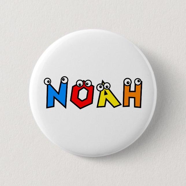 Noah 6 Cm Round Badge (Front)
