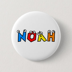Noah 6 Cm Round Badge