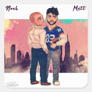 Noah and Matt Sticker