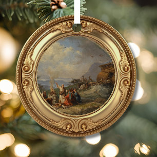 Noah and the Ark Advent Jesse Tree Metal Tree Decoration