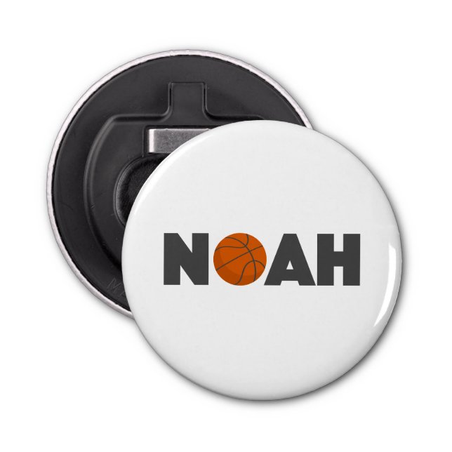 Noah Basketball Bottle Opener (Front)