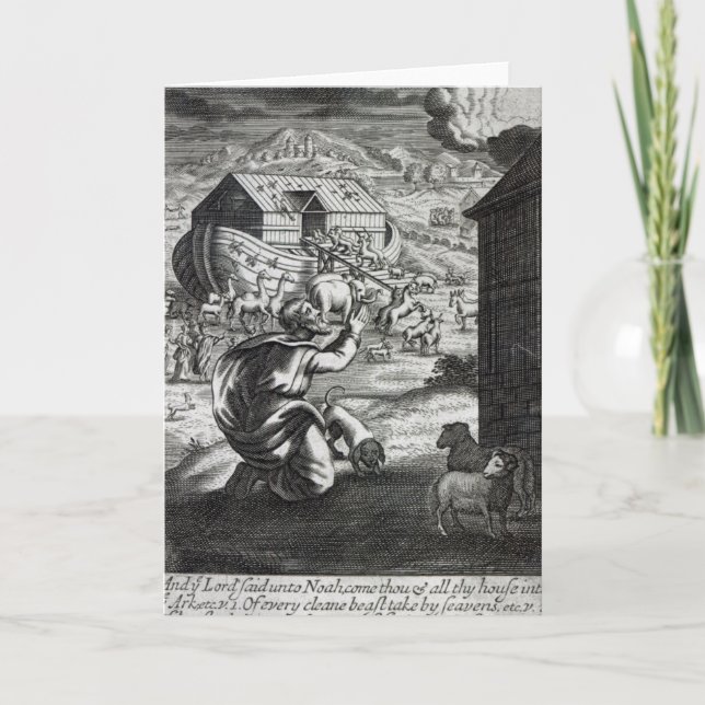 Noah entreth the Ark Card (Front)