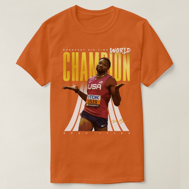 Noah Lyles T-Shirt (Design Front)