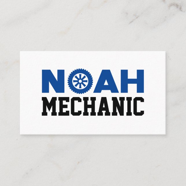 Noah Mechanic Business Card (Front)