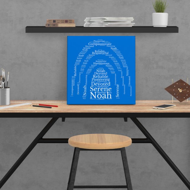 Noah Name Cloud Customisable Poster (Creator Uploaded)