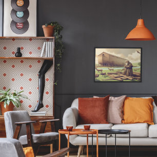 Noah Preparing the Great Ark Poster