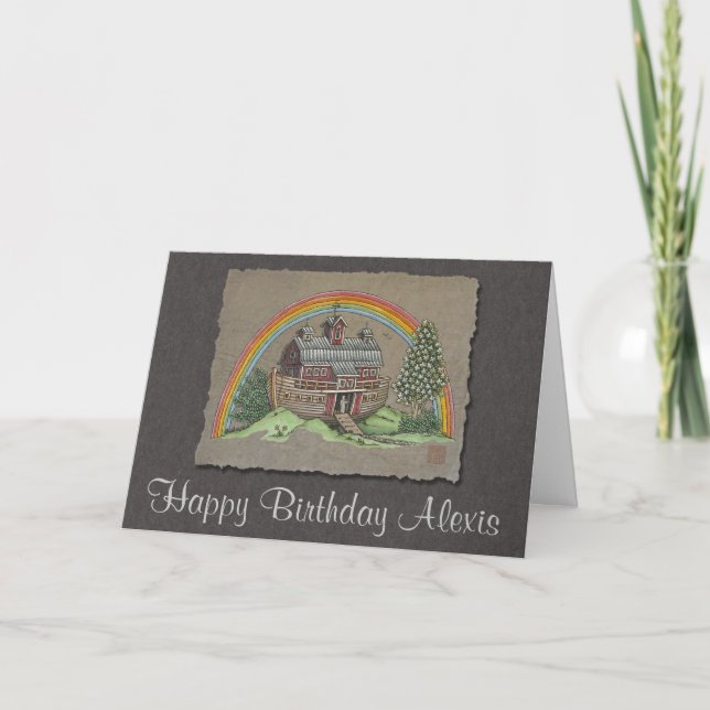 Noah’s Ark Barn Card (Front)