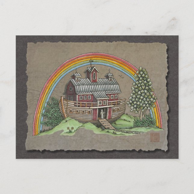 Noah’s Ark Barn Postcard (Front)