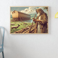 Noah’s Ark Construction Scene