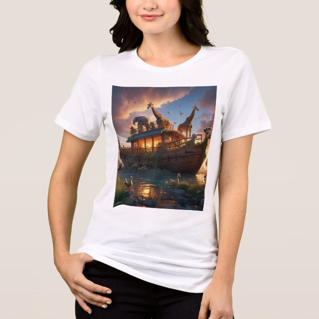 Noah’s Ark Hope T-Shirt Tri-Blend Shirt (Front)