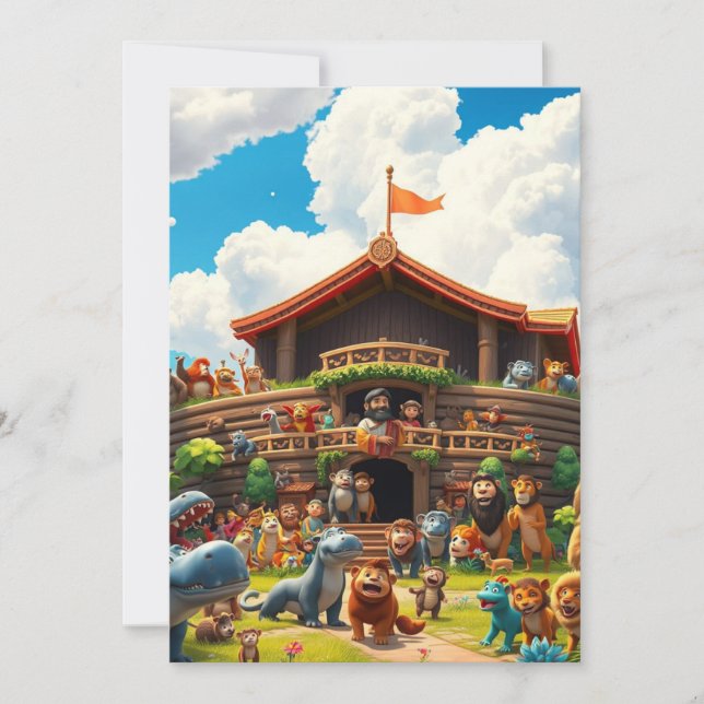 Noah’s Ark of Joy  Holiday Card (Front)