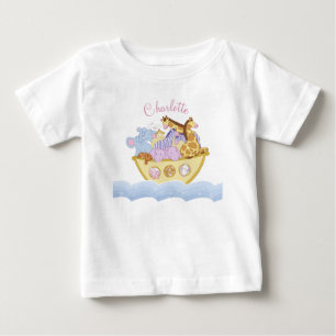 Noah’s Ark personalised name Baby Bodysuit