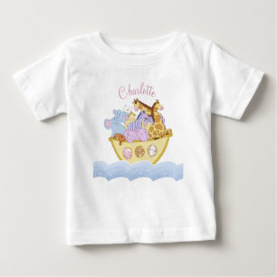 Noah’s Ark personalized name Baby Bodysuit