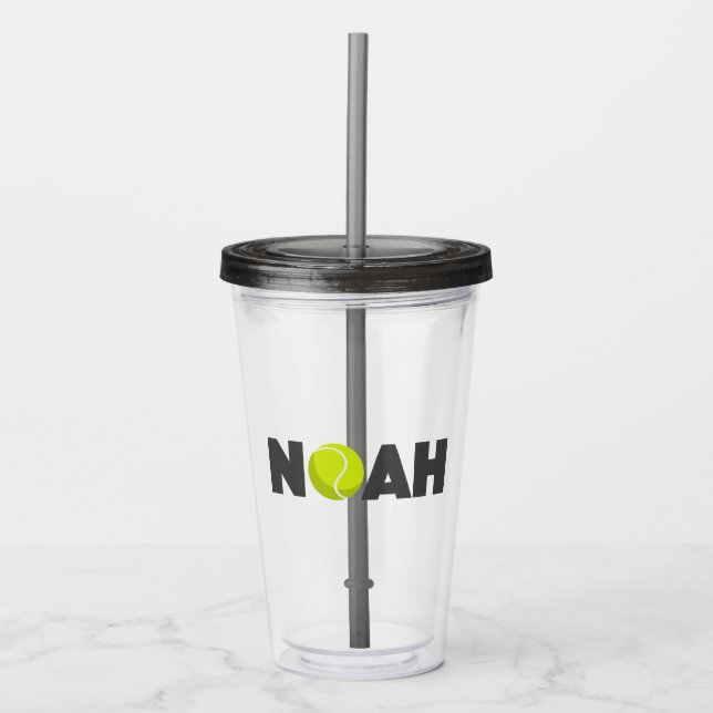 Noah Tennis Acrylic Tumbler (Front)