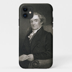 Noah Webster (1758-1843) engraved by Frederick W. Case-Mate iPhone Case