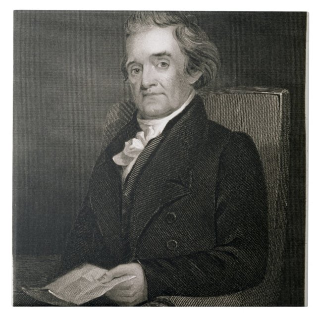 Noah Webster (1758-1843) engraved by Frederick W. Tile (Front)