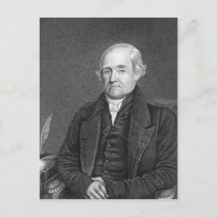 Noah Webster engraved by G. Parker Postcard
